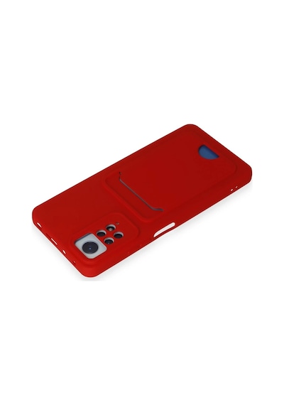 Newface - 896 - Xiaomi Redmi Note 11 Pro Kılıf Kelvin Kartvizitli Silikon - Novapazr - - Kırmızı