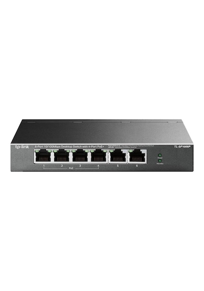 TP-Link TL-SF1006P 6 Port 10/100 Mbps 4 Port PoE Masaüstü Switch