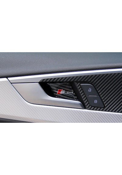 Audi A4 A5 17-19 Modeller S Line Logo Kapı Açma Kolu İçi Metal 3M