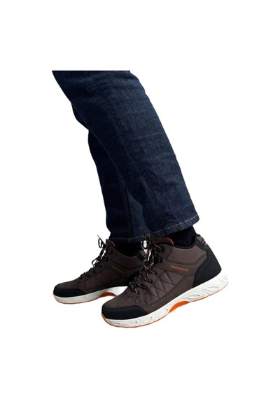 Liger Outdoor Bot Ayakkabı Kışlık Dayanıklı Sağlam Taban Bağcıklı Kahverengi-kahve Kahverengi