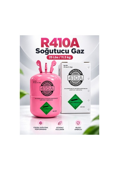 Refingrant R410a Soğutucu Gaz 13,6 Kg Pembe