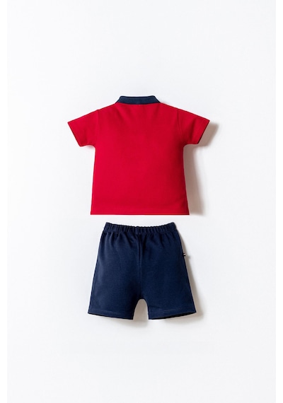U.s. Polo Assn. Erkek Bebek Kırmızı Şort Takım 5274-50022 Kırmızı