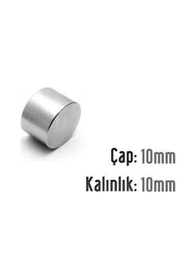 Neodyum Mıknatıs 10x10 Mm 10 Adet