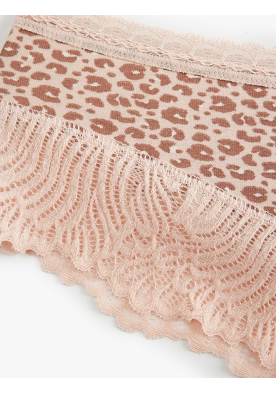 Koton Pamuklu Dantel Detaylı Leopar Desenli Brazilian Kadın Külot Pembe Desenli 5slk30039mk Pembe Desenli Pembe Koton Pamuklu Dantel Detaylı Leopar Desenli Brazilian Kadın Külot Pembe Desenli 5slk30039mk Pembe Desenli Pembe