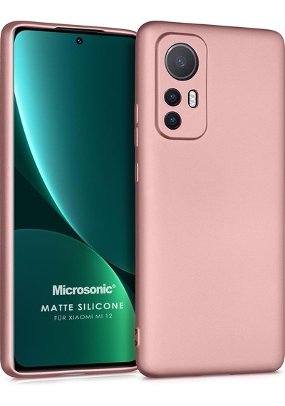 Microsonic Matte Silicone Xiaomi Mi 12 Lite Kılıf