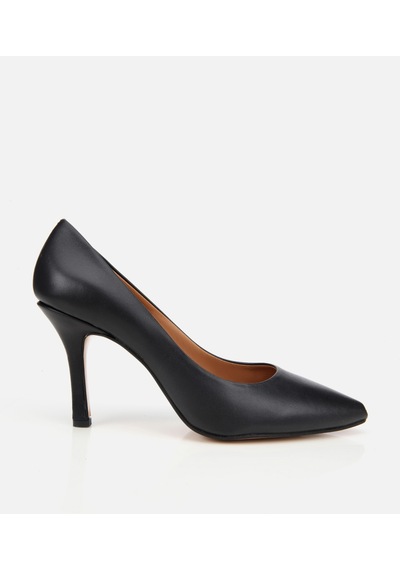 Hotiç Kadın Deri Siyah Yüksek Topuklu Stiletto 01ayh312530a100 Siyah