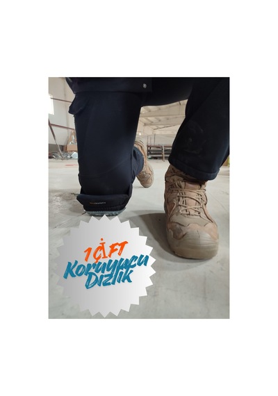 Kayra 1 Çift Koruyucu Çalışma İş Güvenliği Boyacı Dizlik Petrolcü Fayansçı Yer Tamir Koruma Dizliği
