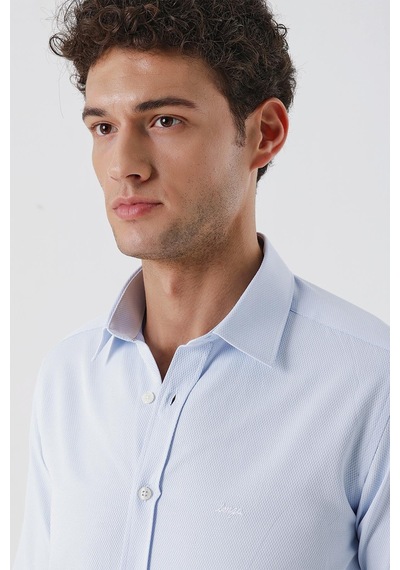 İmza Koyu Mavi Uzun Kollu Armürlü Cepsiz Pamuklu Likralı Slim Fit Dar Kesim Gömlek 1004240193-koyu Mavi Koyu Mavi İmza Koyu Mavi Uzun Kollu Armürlü Cepsiz Pamuklu Likralı Slim Fit Dar Kesim Gömlek 1004240193-koyu Mavi Koyu Mavi