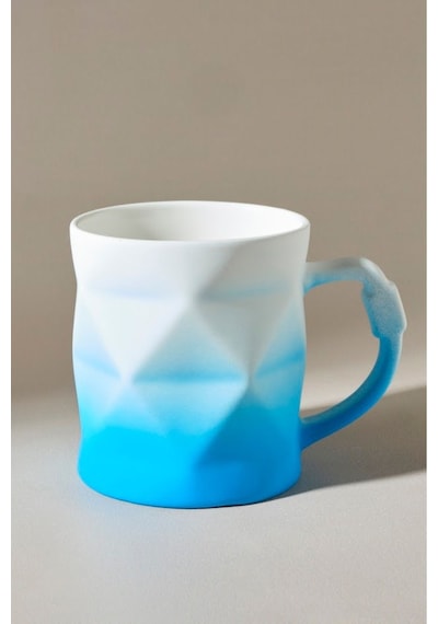 Karaca Soft Touch Geo Kupa 450 Ml Mavi