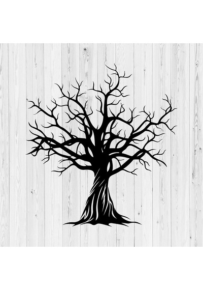 Metal Duvar Dekoru Yaşam Ağacı Metal Dekoratif Tablo