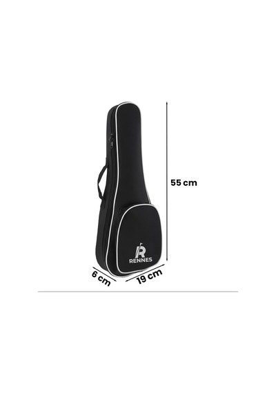 Rennes Ucs-21 Soprano Ukulele Çantası Gigbag Softcase Kılıf
