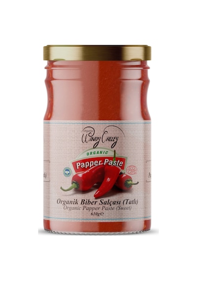 Organic Windy Valley Organik Tatlı Biber Salçası 610 G