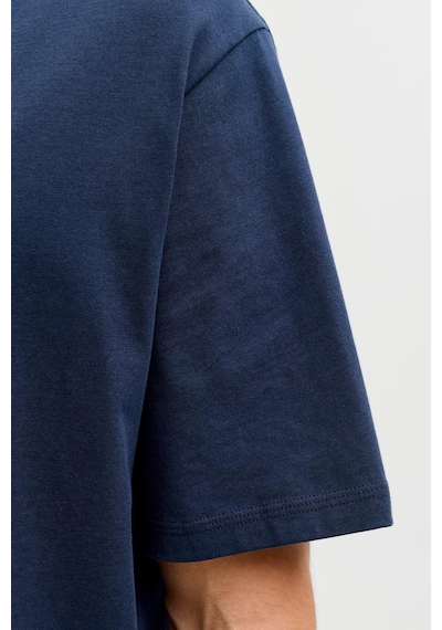Jack & Jones Jjfrank Erkek Tişört Bisiklet Yaka Kısa Kollu Lacivert