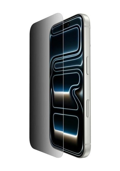 Belkin Ova213hq Screenforce Invisiglass Privacy Filter İphone 17 Pro Uyumlu Kolay Hizalama Kitli Temperli Cam Ekran Koruyucu