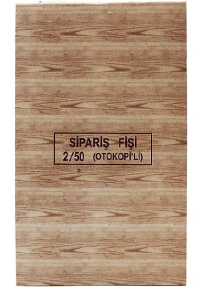 Dilman Sipariş Fişi 2X50 3 Nüsha Otokopili N11.5256