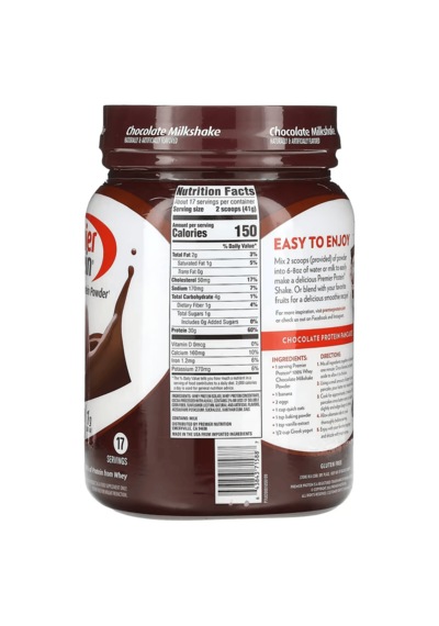 Premier Protein Whey Protein Powder Chocolate Milkshake 697 Gr çikolata