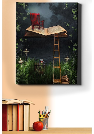 Webstyle Sayılarla Boyama Seti Kasnaklı Kitabın Dünyası 60 X 75 Cm