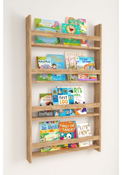 Bofigo 4 Raflı 120 X 74 Cm Montessori Kitaplık Eğitici Çocuk Kita Bofigo 4 Raflı 120 X 74 Cm Montessori Kitaplık Eğitici Çocuk Kita