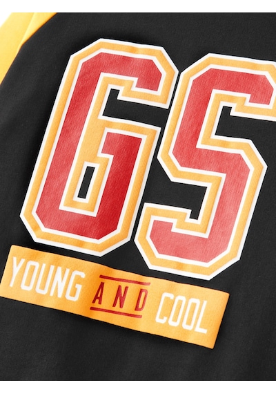 Gsstore Galatasaray Çocuk Sweatshirt C252077 Sarı - Siyah