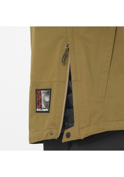 Salomon Venom Anorak Erkek Kayak Montu Plantation Lc2609800 Yeşil