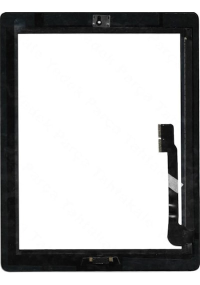 Apple Uyumlu   iPad  4 A1458 Butonlu Dokunmatik Siyah