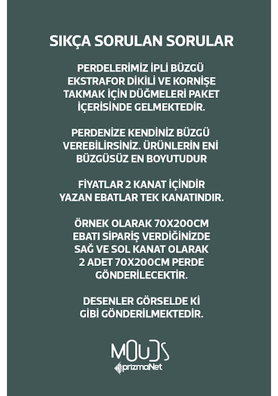 Farmer Desenli Süet Oturma Odası Salon Fon Perde Dijital Baskılı Ekstrafor Büzgü 2 Kanat Prd-1108 Çok Renkli