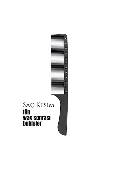 Zenvac Berber Kuaför Saç Kesim Bukleli Saç Fön Wax Sonrası Tarak 720627 Zenvac29