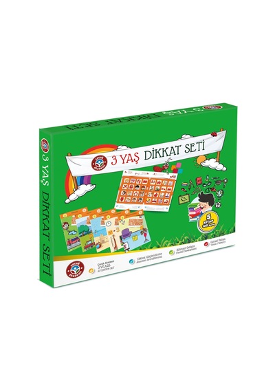 3 Yaş 4 Yaş Ve 5 Yaş Dikkat Seti