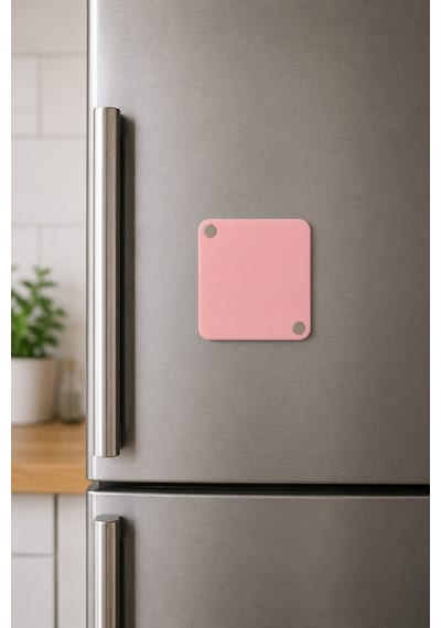 Toz Pembe Akrilik Silinebilir Notluk Yazı Tahtası Mıknatıslı Not Panosu Memo Board