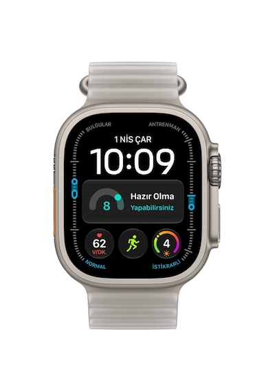 Apple Watch Ultra 4 Gps + Cellular 49MM Natural Titanyum Kasa - Çöl Alpine Kordon - S Akıllı Saat (Distribütör Garantili)