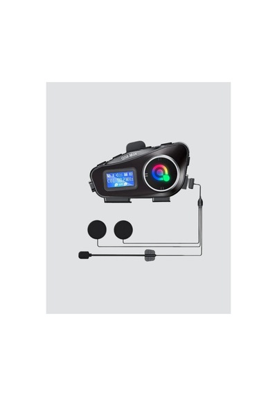 Lcd Ekranlı Kask Kulaklığı Fm Ra Sd K Girişli