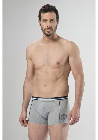 Cacharel 1323 Ikili Boxer - Siyah/Gri Melanj