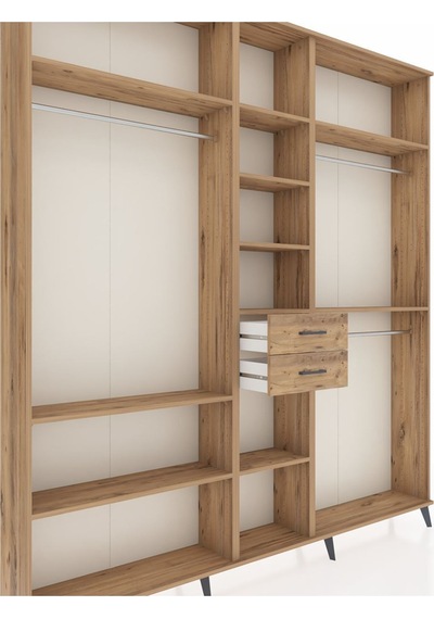 Arges Dolap 10 Raflı 2 Çekmeceli 3 Askılı 220x30x243 Çam-çam/çam Atlas Çam/atlas Çam Arges Dolap 10 Raflı 2 Çekmeceli 3 Askılı 220x30x243 Çam-çam/çam Atlas Çam/atlas Çam