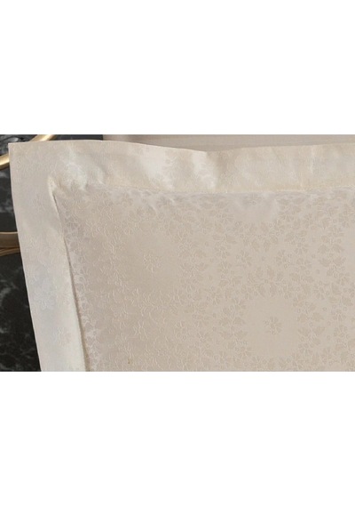 Jardin Bambu Jakar Kumaş Krem Ikili Oksford 60x80 Cm Yastık Kılıfı -1348 Çok Renkli