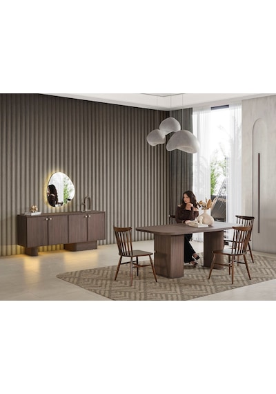Casamila Mdf Yemek Odası Takımı Aytaşı