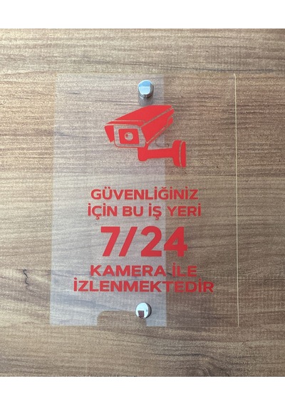Güvenlik Kamerası Uyarı Tabelası