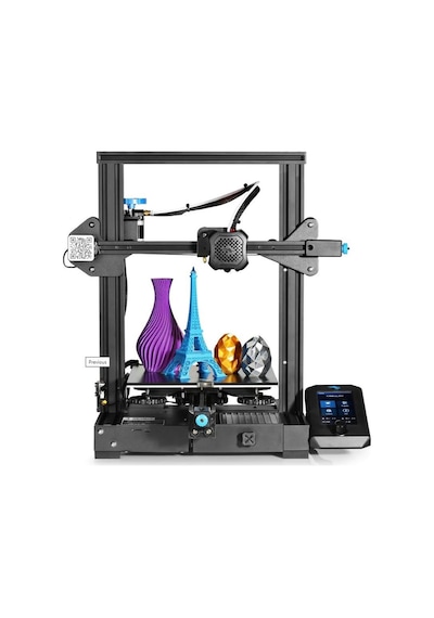 Creality Ender 3 V2 3d Yazıcı 3 Boyutlu Model Plastik Baskı Ürün Kutu Prototip Gelişmiştirme Tmc2208