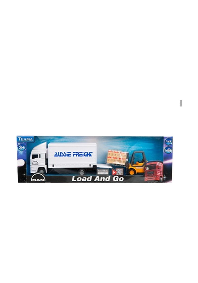 Man Beyaz Kamyon Ve Forklift