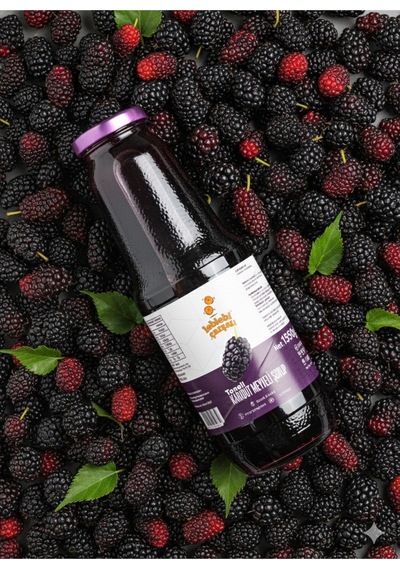 Leblebi Çarşısı Taneli Karadut Şurubu 1400 G