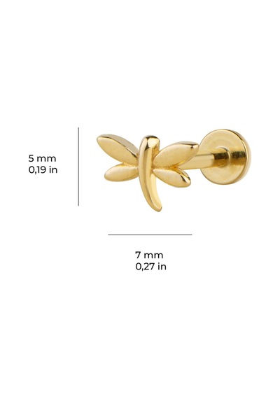 Goldkupe Yusufçuk Altın Piercing-6451