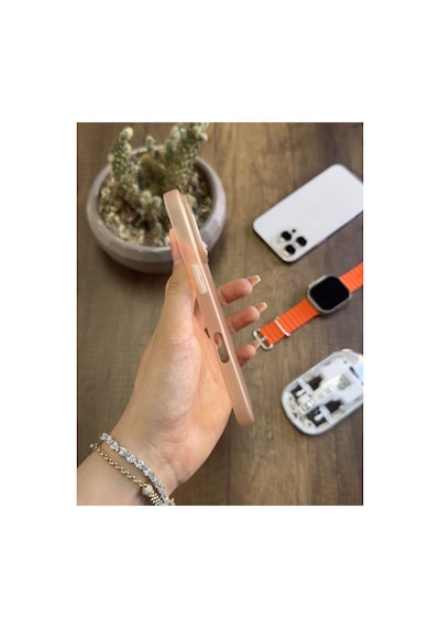 İphone 16 Pro Uyumlu Süper İnce Mat Ultra Thin Silikon Kılıf Gri