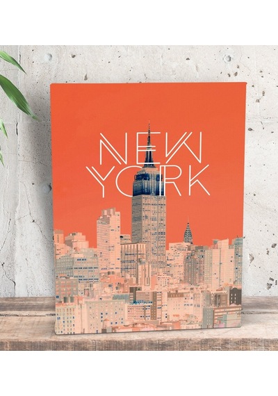 Bk Gift New York Tasarımlı Dekoratif Mini Kanvas Tablo 15X20Cm-1 (506660964)