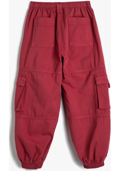 Koton Paraşüt Kot Pantolon Pamuklu Beli Lastikli Cepli - Parachute Jean Kırmızı 4skg40036ad Kırmızı Koton Paraşüt Kot Pantolon Pamuklu Beli Lastikli Cepli - Parachute Jean Kırmızı 4skg40036ad Kırmızı