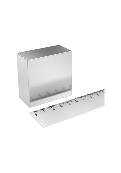 50x50x25 Mm Kare Neodyum Mıknatıs - 100-200 Kg Çekim Gücü