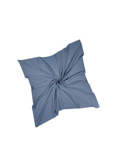 Mim Eşarp Tuana Eşarp Medine İpeği Eşarp 110x110 Cm Açık Mavi