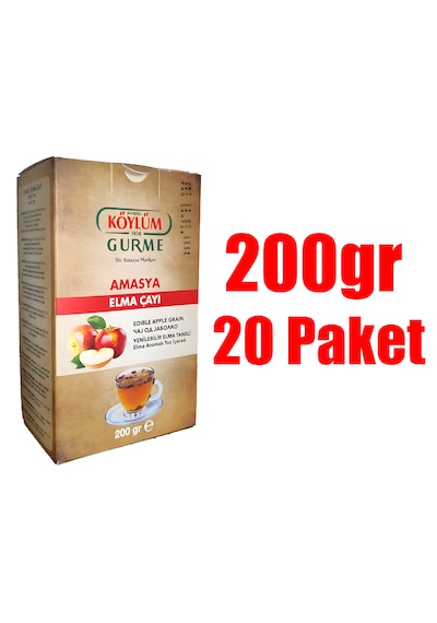 Köylüm Gurme Amasya Doğal Elma Çayı 200 Gr / 20 Adet