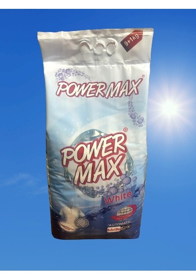 Powermax White Toz Çamaşır Deterjanı Beyazlar İçin 10 KG