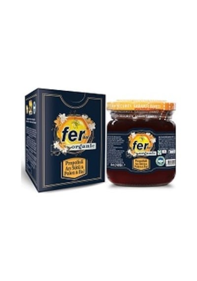 Fer Organik Propolisli Arı sütü Polen Bal Karışımı 240 G