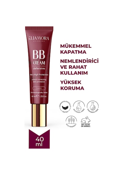 Eliamora BB Krem +50 SPF Yüksek Koruyucu Dark 40 ML