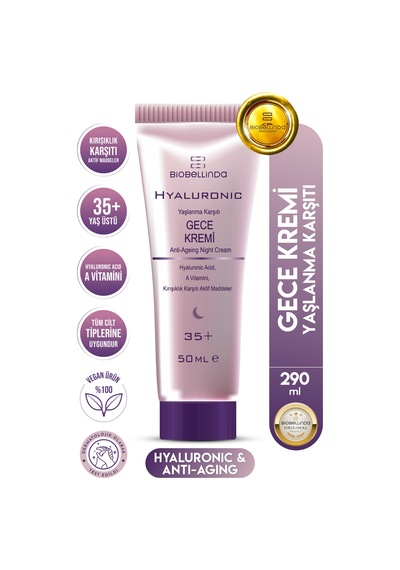 Hyluronic Yaşlanma Karşıtı Gece Kremi 35+ 50 Ml